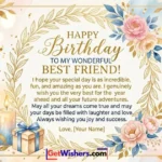 Birthday Wishes For Best Friend