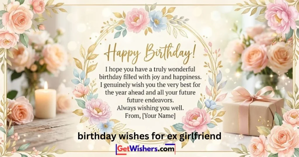 Birthday Wishes For Ex Girlfriend