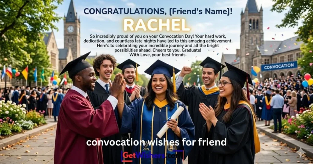 Convocation Wishes For Friend