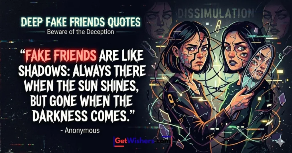 Deep Fake Friends Quotes