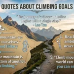 Quotes About Climbing Goals
