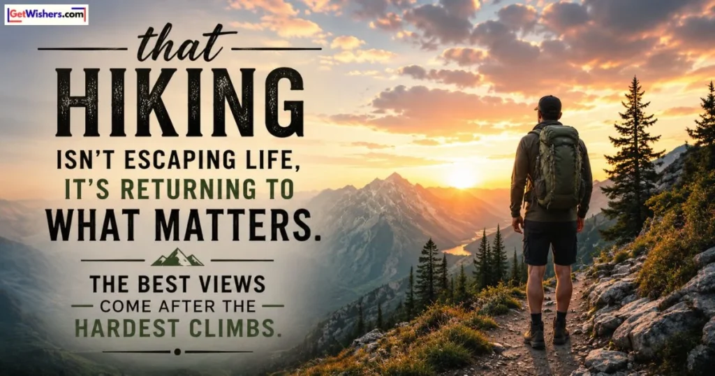 Quotes About Hiking