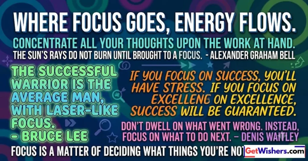 Focus Quotes