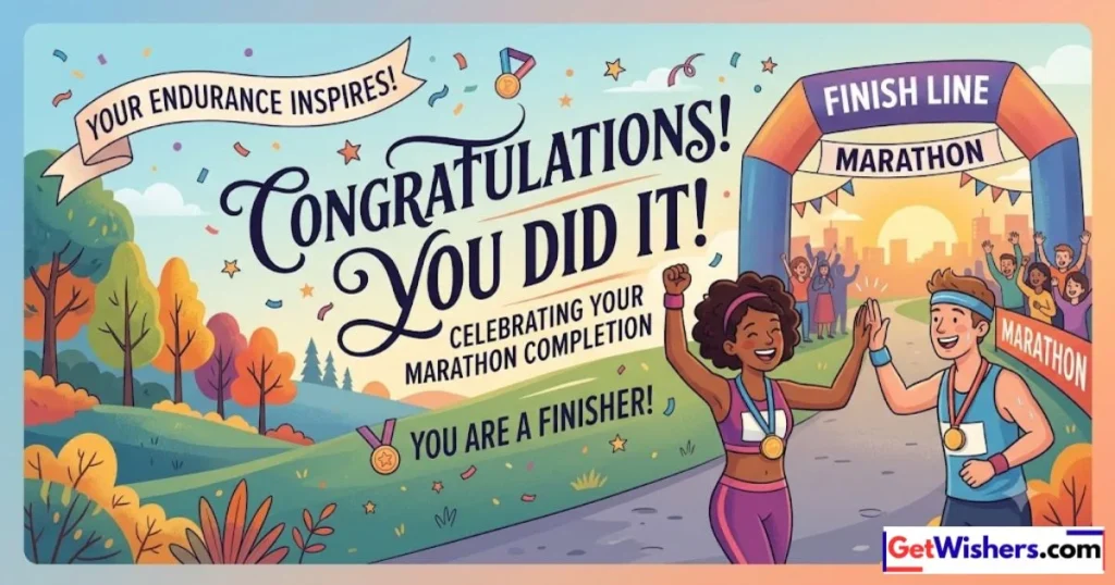Marathon Completion Wishes